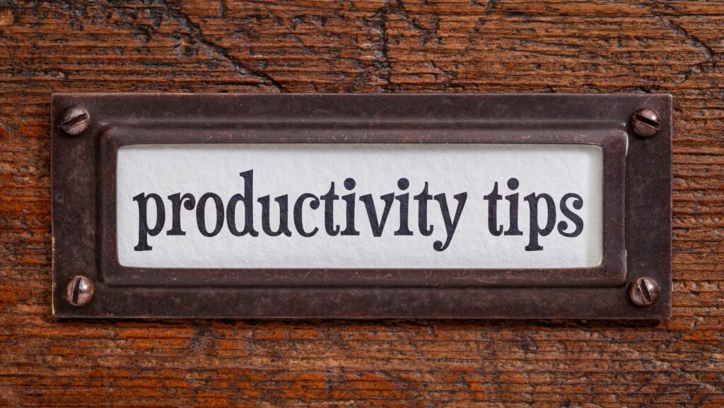 Tips To Improve Productivity